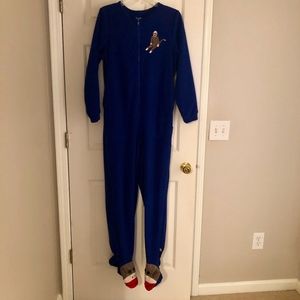 Nick & Nora Sock Money Sleepwear Onesie, SIze M
